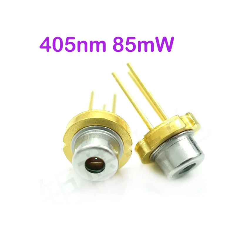 2PCS 405nm 80mW Blue-Violet Single-Mode DL-7146-101S Laser Diode w/ PD