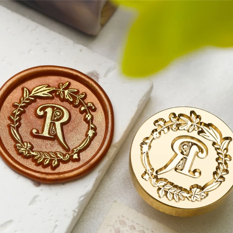 Letter Series Sealing Wax Stamp for Christmas Envelopes Card Wedding Invitation Decorations Wax Seal Stamp