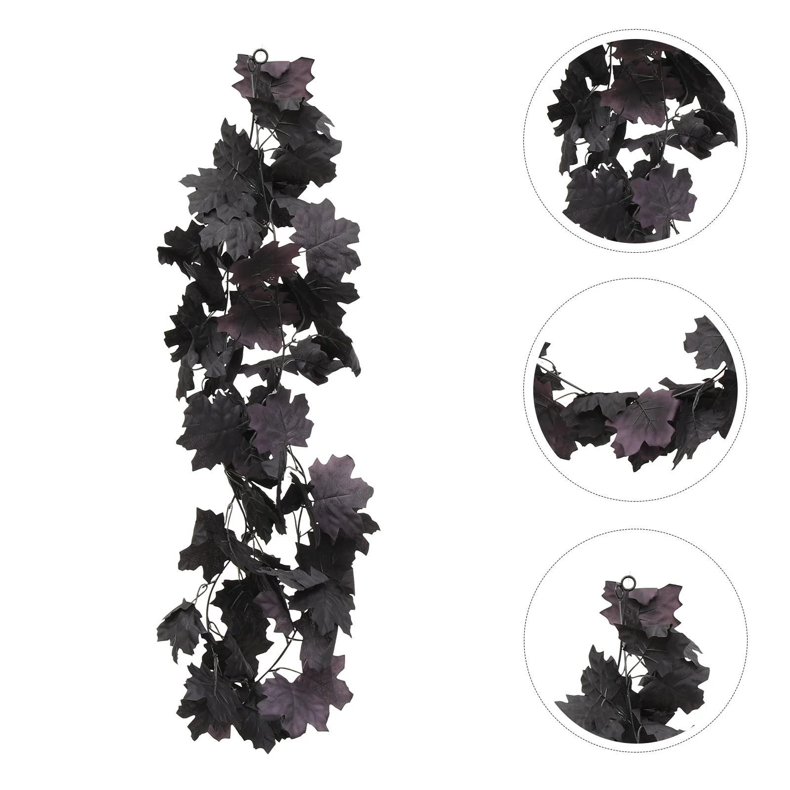 

1 Set Of Simulation Maple Hanging Decor Realistic Faux Maple Leaf Ornament For Halloween Autumn Party Indoor Outdoor Home Wall