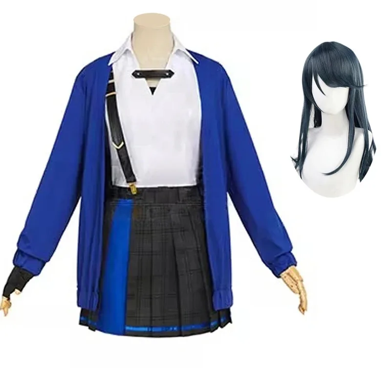 Qq45Project Sekai Panggung Warna-warni Feat Leo/ned Hoshino Ichika Pakaian Wig Anime Miku Kostum Cosplay Halloween Karnaval Kasual Uni