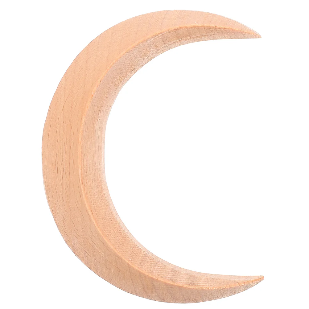 

Hair Accessories for Crescent-shaped Fork Stick Traditional Chinese Hairpin Moon Khaki Wood Miss