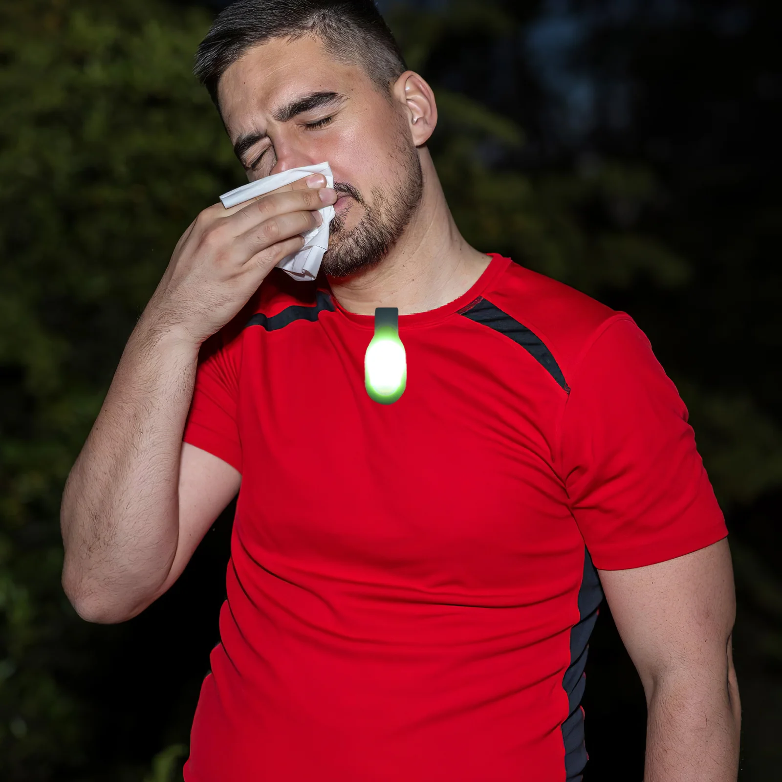 

2pcs Led Magnetic Light Clip On Safety Flashlight For Running Jogging Walking Night Visibility Outdoor Sports Lightweight