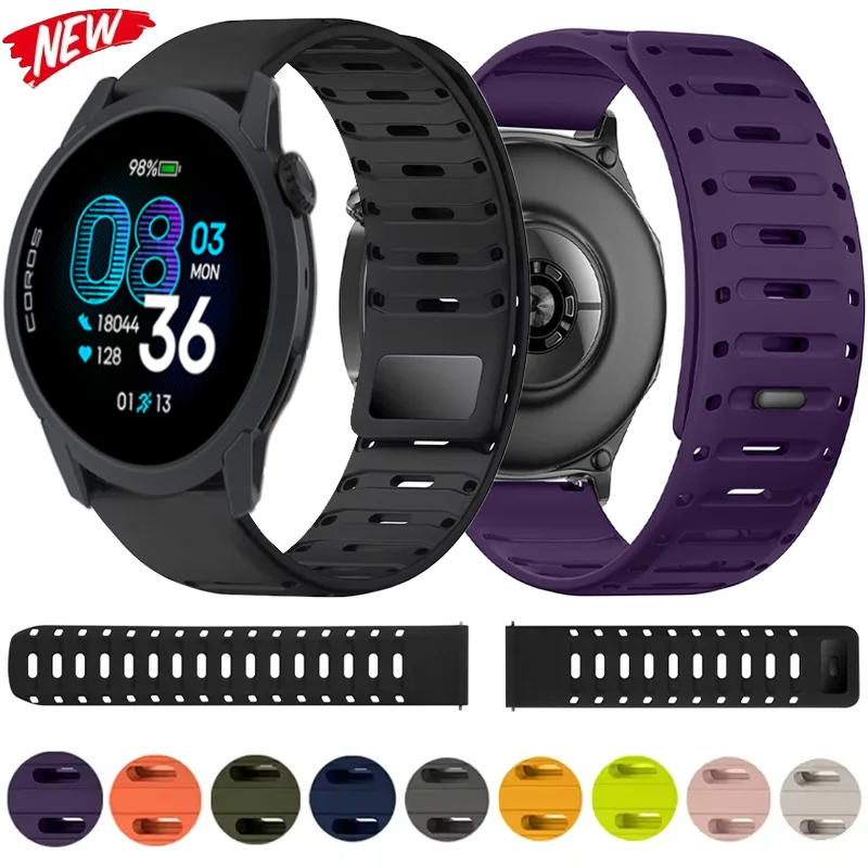 22Mm Silicone Strap…