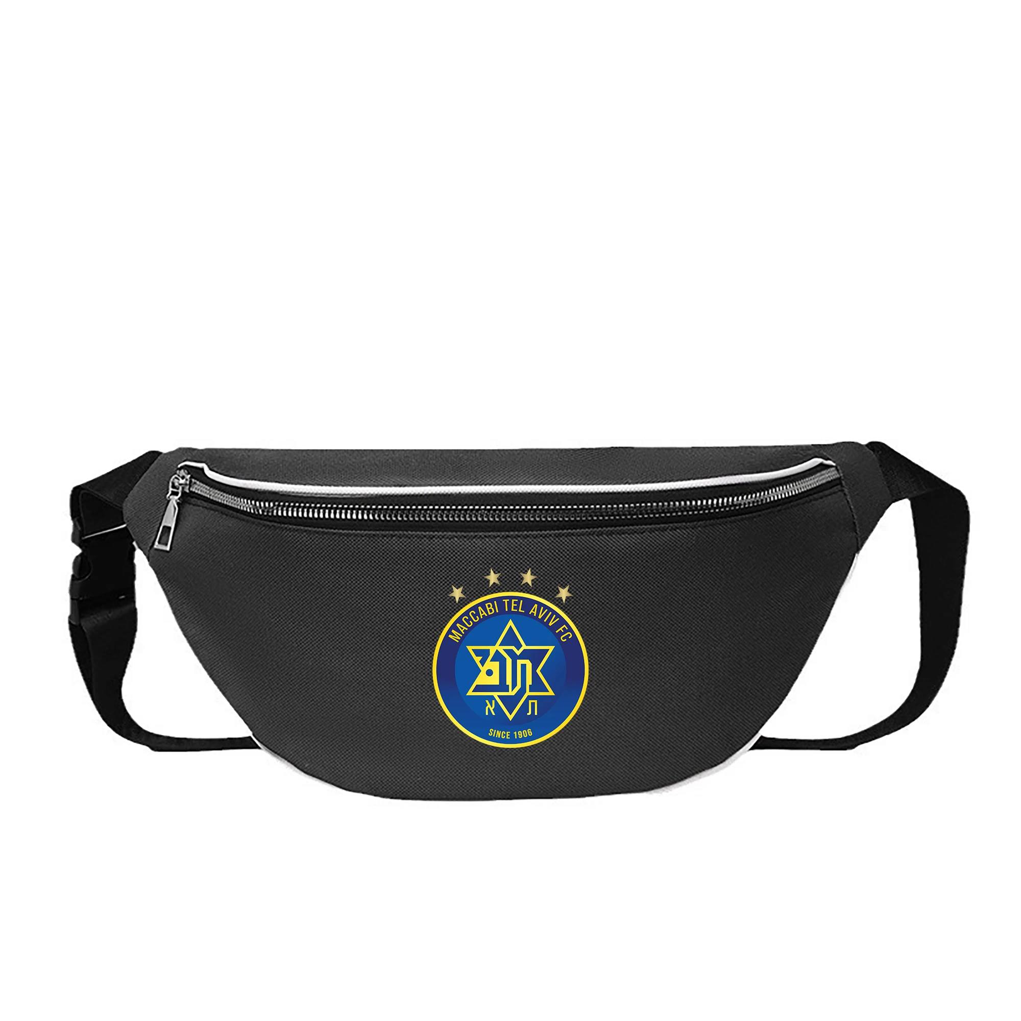 

New Maccabi Tel Aviv Waist bag One-shoulder Messenger Bag Chest Bag Casual Sports Back Pack Support Icons Picture Custom YB-226