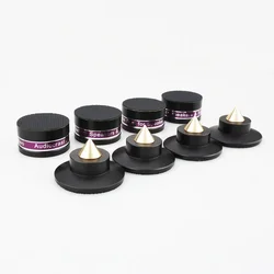 4PCS Shockproof Speaker Spike Feet Anti-vibration Foot Pad Isolation Stand HiFi Audio Amplifiers DVD Player Base