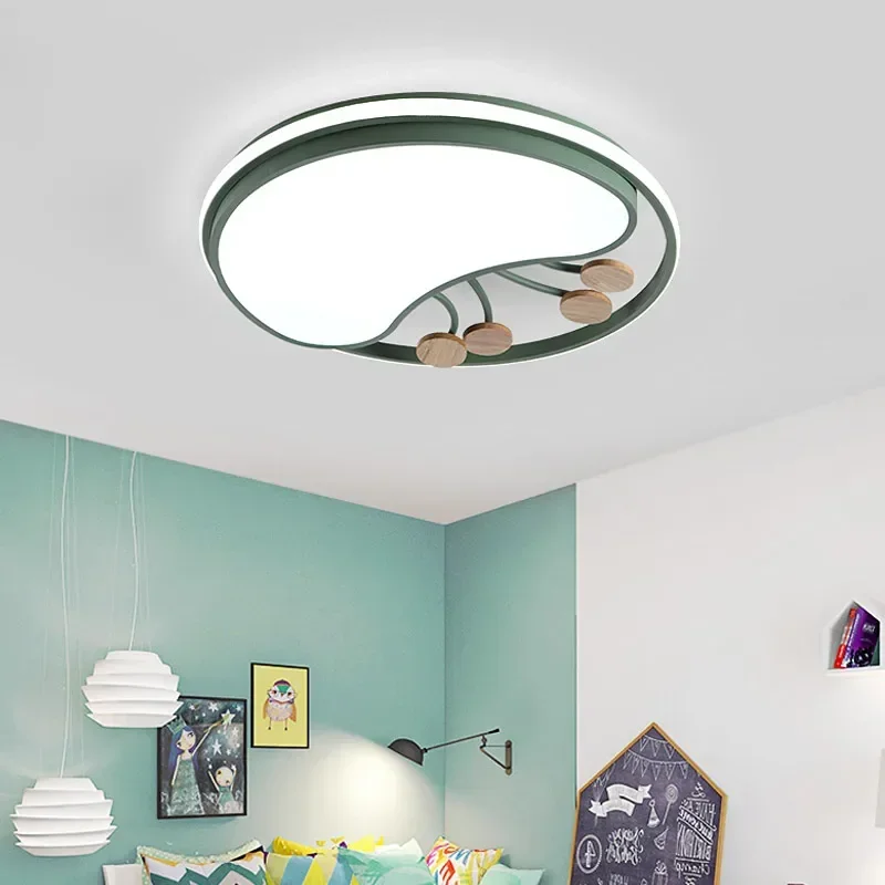 Pink Chandelier Indoor Home Decoration Round Shape Modern Minimalist Fashion Lamps For Children Room Kitchen Study Room