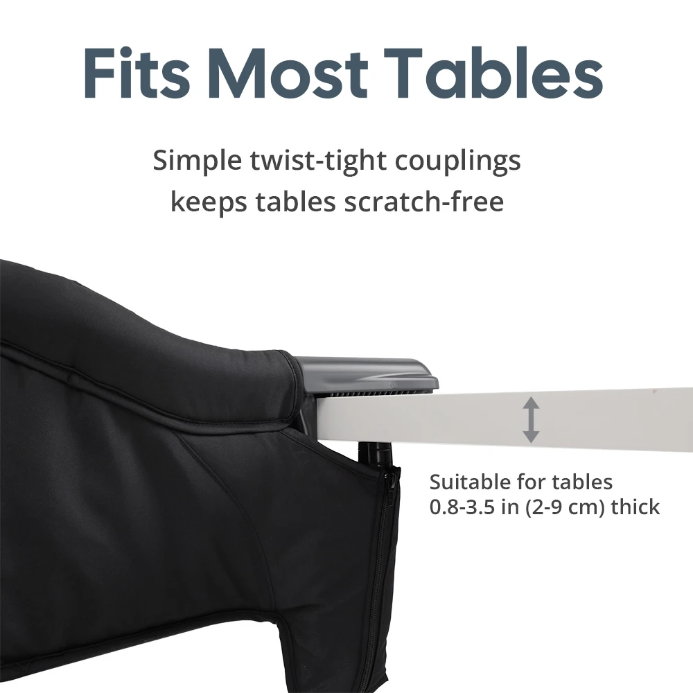 Kursi makan dengan penyangga tetap, Meja dan kursi makan anak-anak yang dapat dilipat, Kursi makan luar ruangan portabel