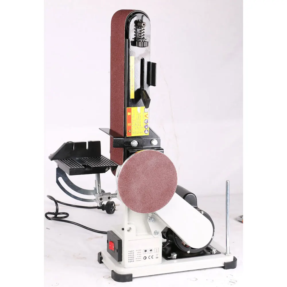 Vertical Woodworking Sandbelt Polishing MachineSandbelt Machine Sandpaper Machine  Electric Polishing Desktop Sanding Machine