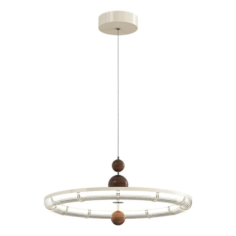 Restaurant-Kronleuchter, antik, kreativ, Bartheke, modern, einfach, Vollspektrum, Augenschutz, cremefarbener Wind