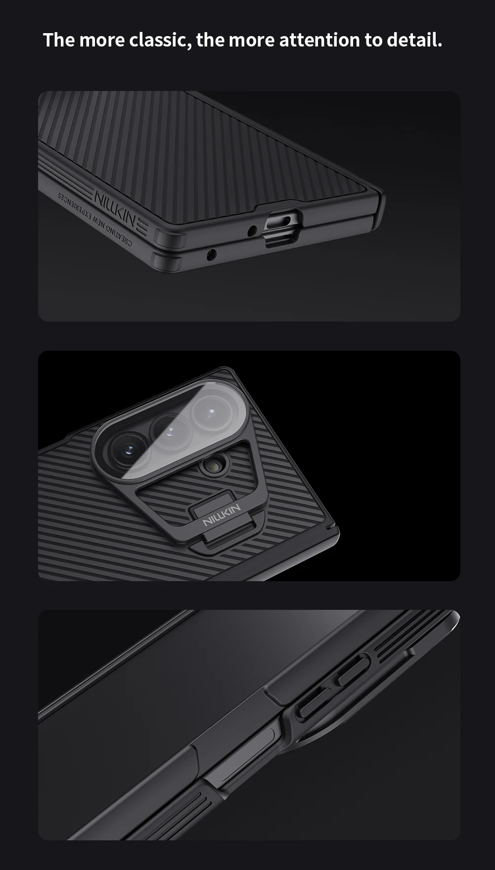 Чехол Nillkin для Samsung Galaxy Z Fold 7 5G Magsafe, магнитная опора, противоударный матовый прозрачный объектив, чехол-подставка для камеры