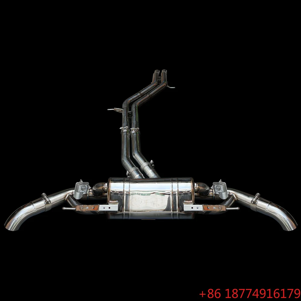 

Factory OEM Customized SS304 Valve Muffler Exhaust Pipes for RS Q8/RSQ8/Q8 2019-- Escape Exhaust System