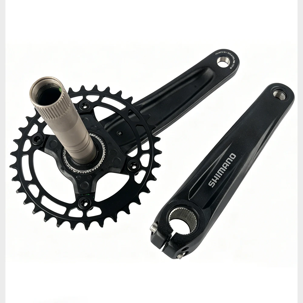 SHIMANO FC-MT510-1 1x8/9/10/11/12-Gang ​ ​ MTB 170/175mm WUZEI 96BCD 32/34/36/38/40T BSA-MT501/PA-MT500 Mountainbike-Kurbelgarnitur – Detail 27