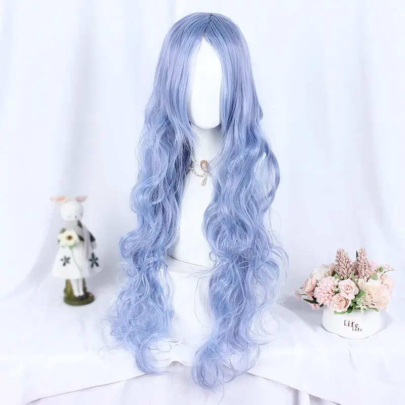 

Harajuku Lolita Wig Long Curly Hair for Casual Cosplay Sweet Kawaii Daily Wear Anime Costume Hair