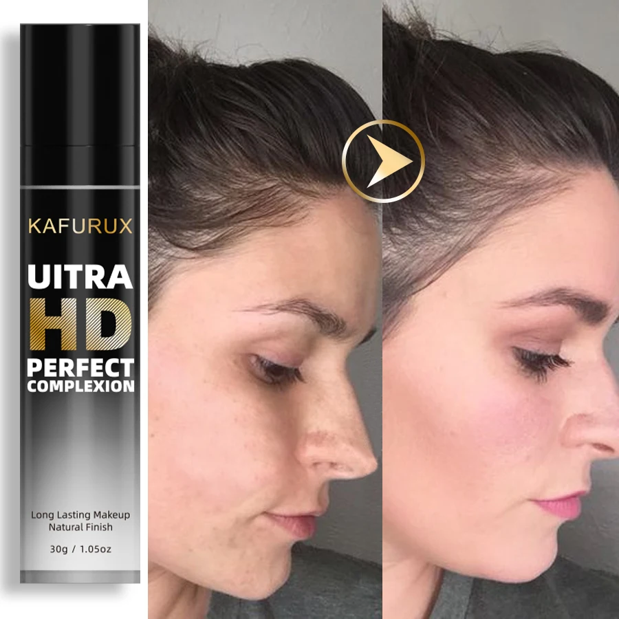 8-kleuren Face Foundation Cream Oil-Control Waterproof Natural BB Cream Lasting Concealer Liquid Volledige dekking Matte Base Makeup