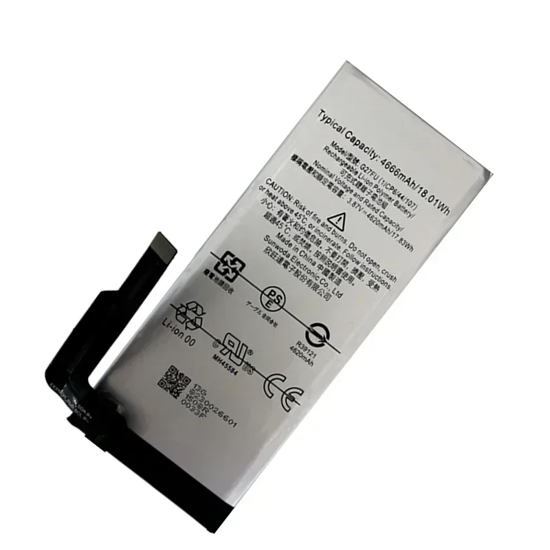 Phone Replacement Battery For HTC Google Pixel 5A G27FU 4620mAh High Quality 100% Original New