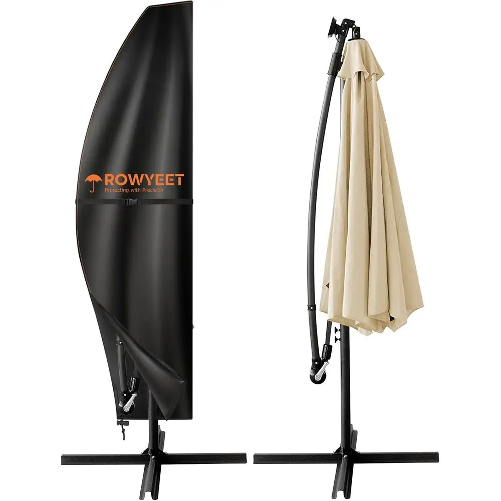 

Чехол для уличного зонта 9-12 футов, ткань 420D, водонепроницаемый, с защитой от УФ-излучения, для консольных зонтов