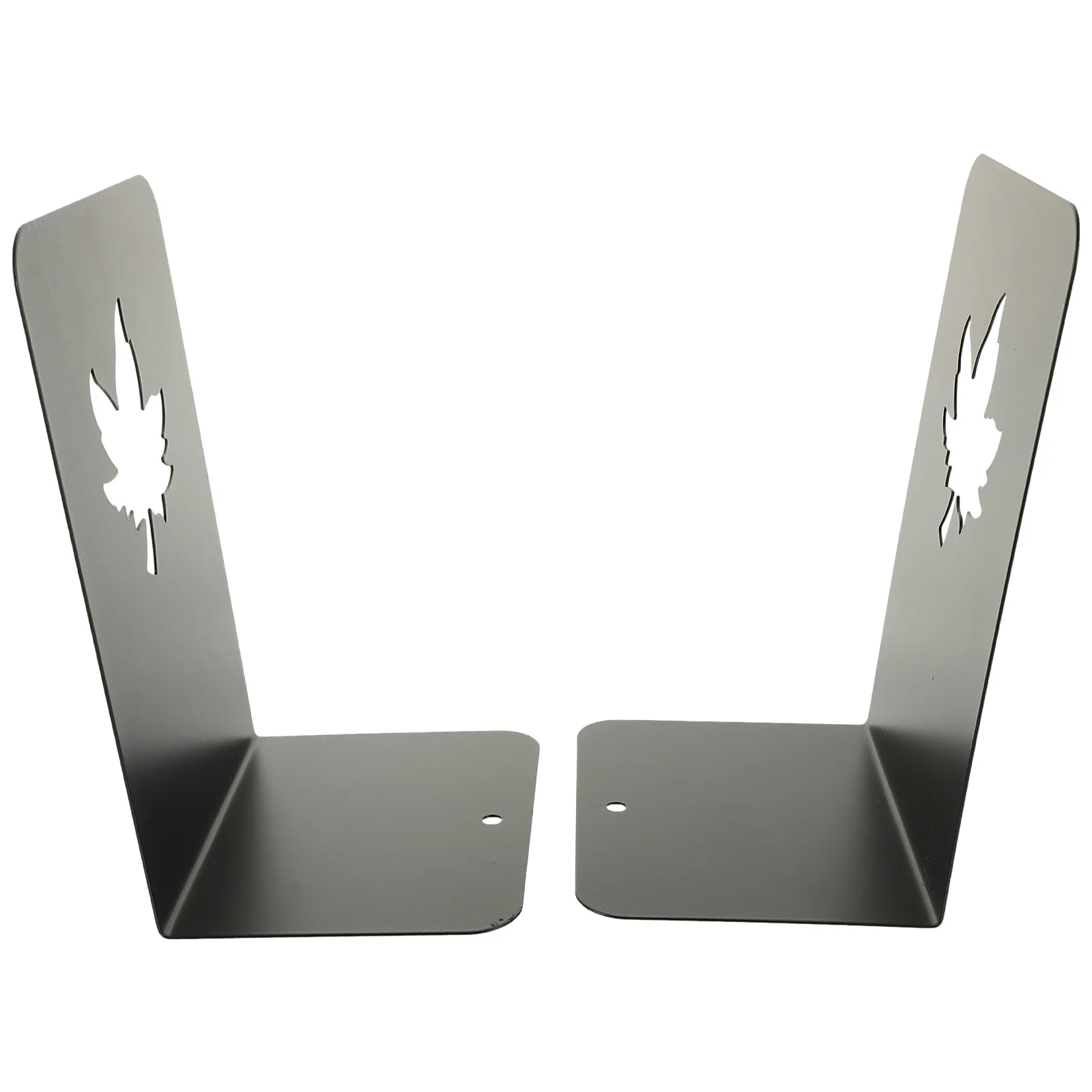 

2Pcs Metal Bookends Crafted Desktop Book Holders for Home Study Office Book Shelf Organizer Bookends Metal Bookstand
