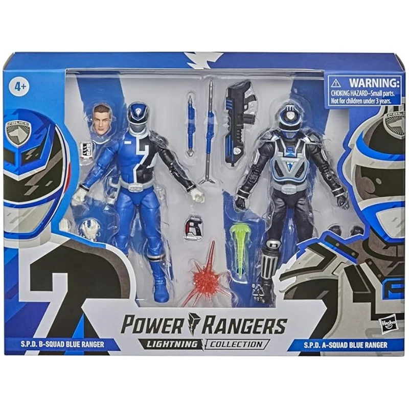 

Коллекция Lightning Power Rangers S.P.D. Squad B Blue Ranger Versus Squad A Blue Ranger, комплект из 2 штук, 6-дюймовая коллекционная фигурка