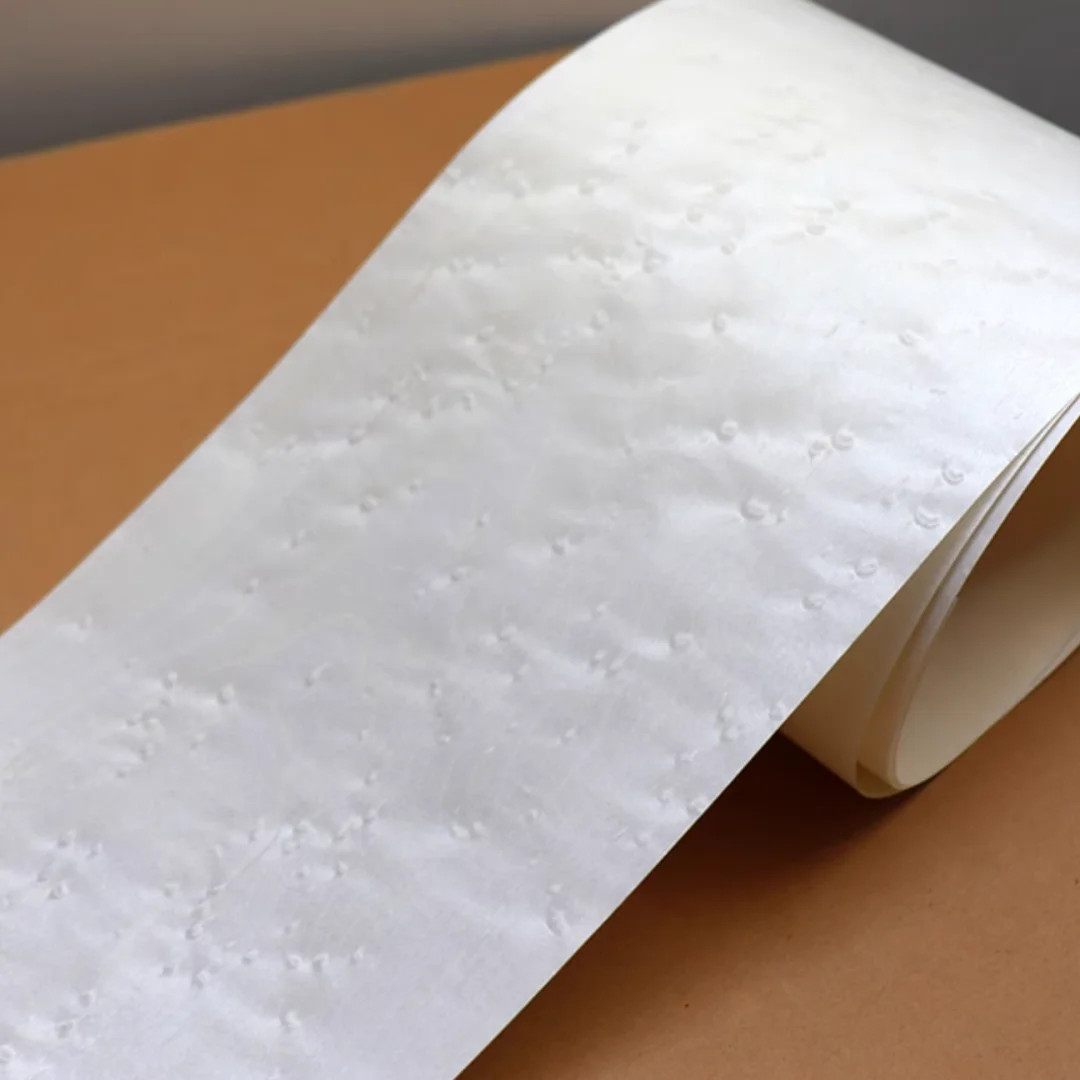 L:2.5meters Width:180mm T:0.25mm Natural Maple Bird's Eye Wood Veneer  for DIY Furniture Home Speaker and Instrument