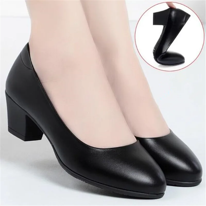 

New Women's Pumps Soft Sole Comfortable Non-slip Women's Single Shoes Mother Shoes Fashion Woman Office Work Shoes