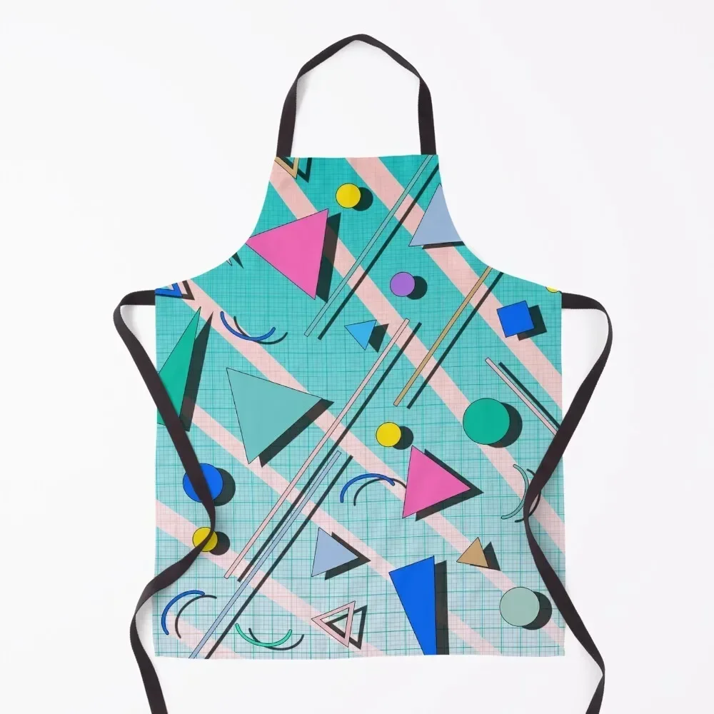 

80s pop retro pattern 4 Apron Kitchen Front kitchen gadgets For Kitchen Nursing Apron