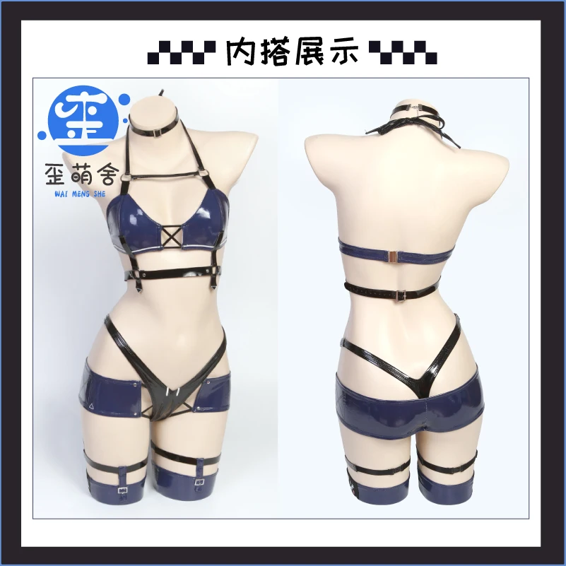 Azur Lane Shinano USS Baltimore Costumes for Women Warship Girls R Commander Racing Suit Motorcycle Suit Baltimore Race Queen