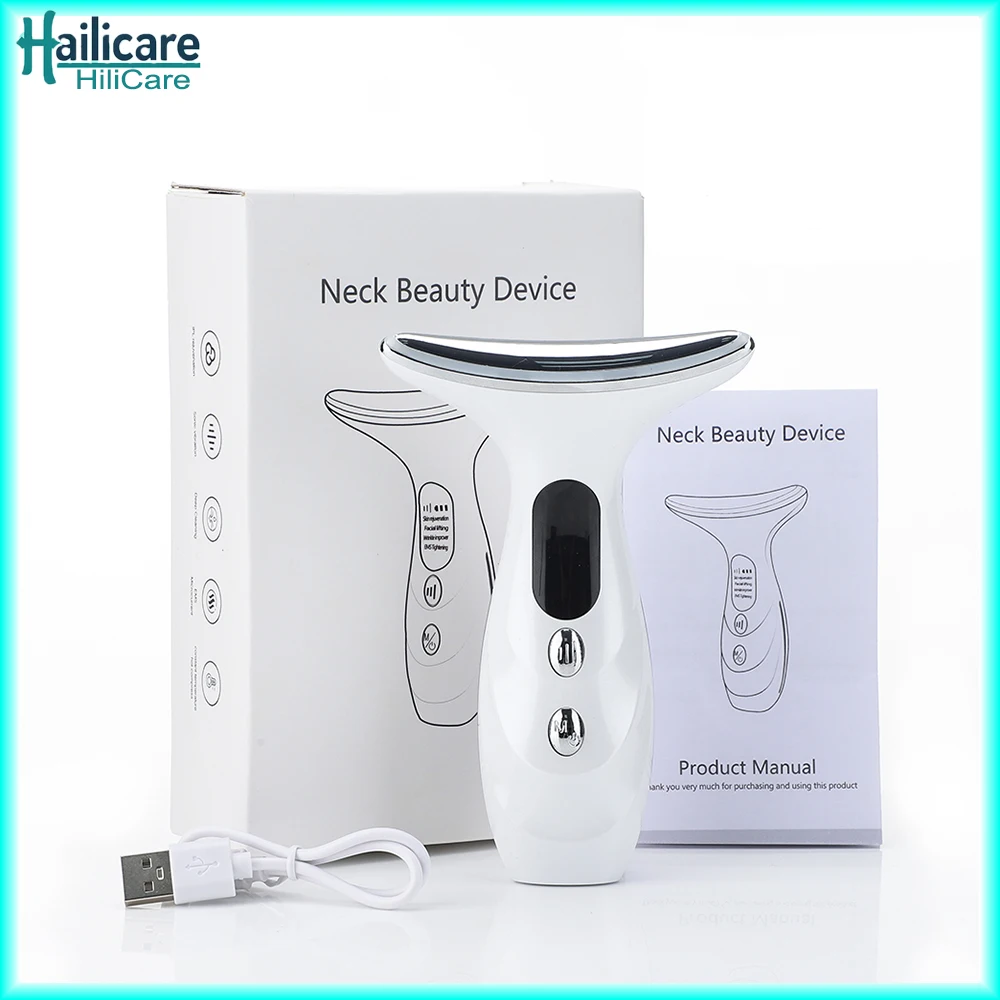 Face Neck Lift Beauty Device Facial Massager LED Double Chin Remover Firming Lifting Skin Rejuvenation Tightening Anti Wrinkle