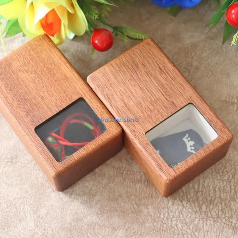 

T4MD Stylish Jewelry Soft Velvets Storage Box for Valuables Handmade Accessory Holder for Home and Travel Use