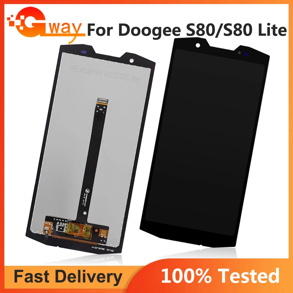 

5.99''For Doogee S80 LCD Display+Touch Screen Digitizer Assembly For Doogee S80 Lite S80Lite LCD Sensor Repair Parts With Tools