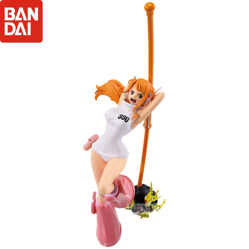 

In Stock Original Bandai Banpresto One Piece Brc Nami Jingpin Figure Model Of Collection Value Good Birthday Gifts Exquisite Toy