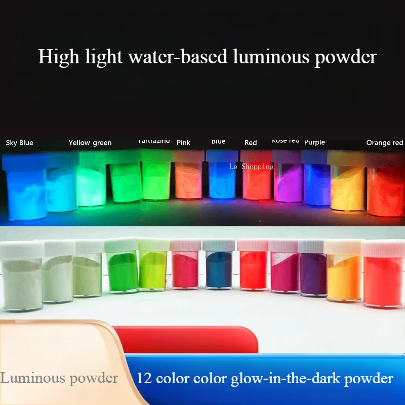 25g High Light Luminous Powder/Silicone Injection Molding Screen Printing Spray Crafts Road Home Decoration Phosphor Powder