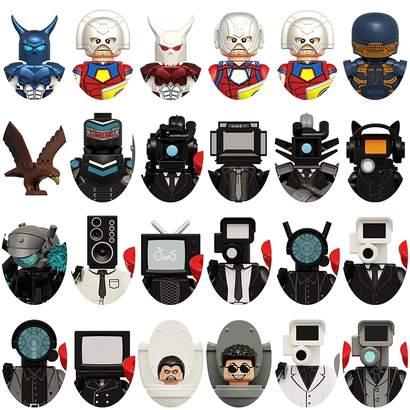 

Epic Battle Characters & Comic Hero Building Blocks Assembly Action Figures Collectible Model Toys Exquisite Gift For Movie Fans