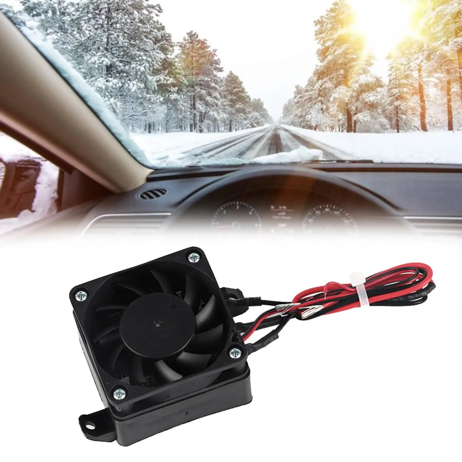 12V/24V PTC Car Heater 180W/300W Adjustable Temp Fan for Small Spaces & Incubators