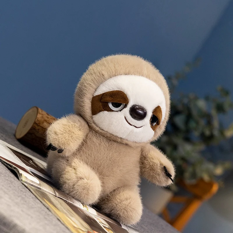 Tropical Forests Cute Stuffed Animal Sloth Plush Toy Cartoon Sloth Plushies Soft Doll Girl Birthday Gift