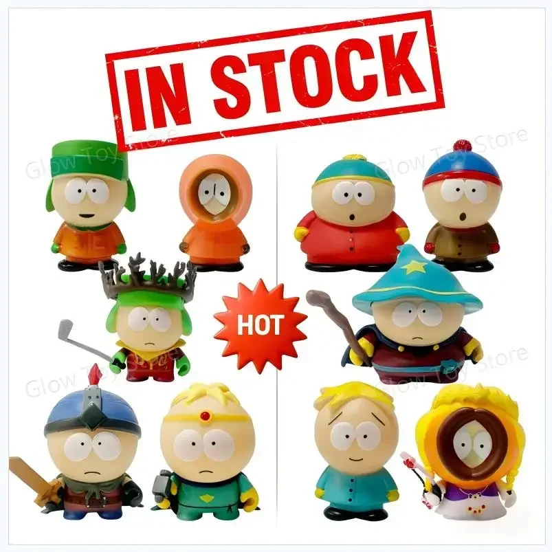 

IN STOCK HOT South Park Anime Figure The Stick of Truth Kenny McCormick Stan Marsh Cute Lovely Dolls American Band Ornaments