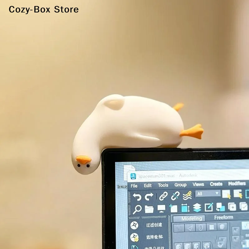 [ZY]Cute Duck Bookend Book Holder Decorative Bookends For Heavy Books Anti Slip Book Stopper For Home Office Desk[ZY]