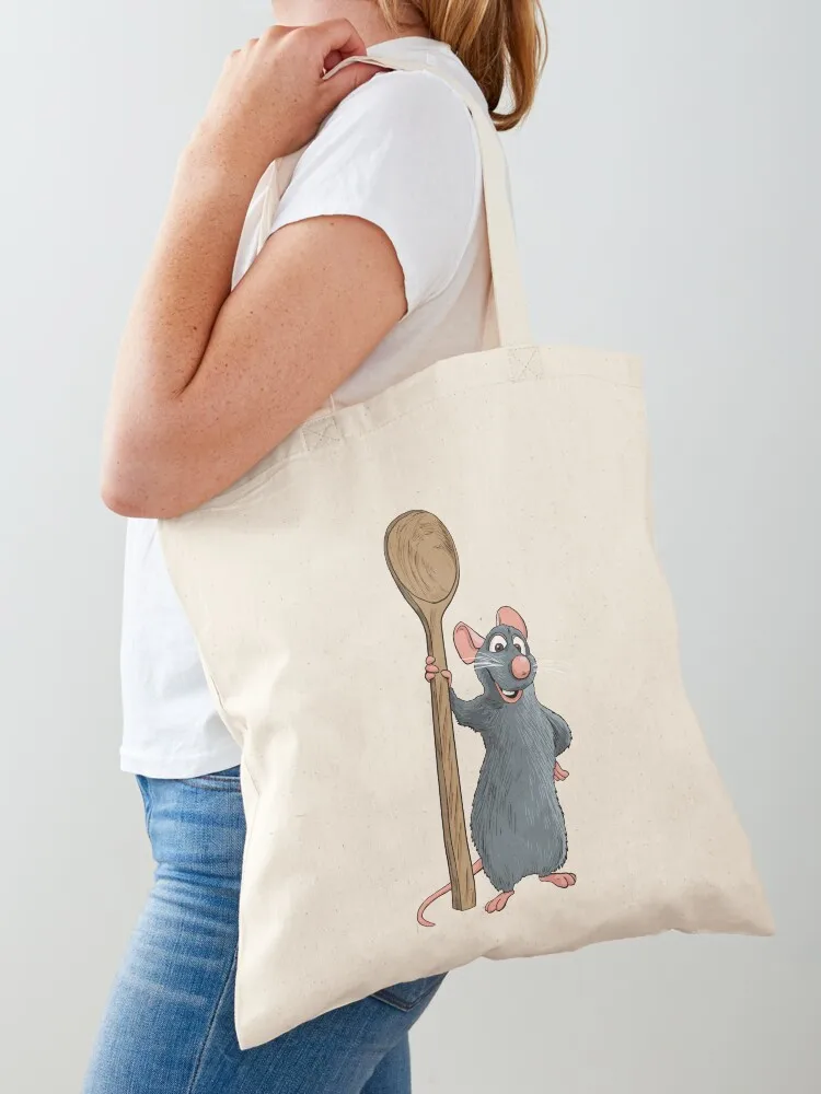 

Сумка-тоут Remy the Little Chef, сумка для пляжа, многоразовые сумки, холщовая сумка-тоут, женская сумка-шоппер