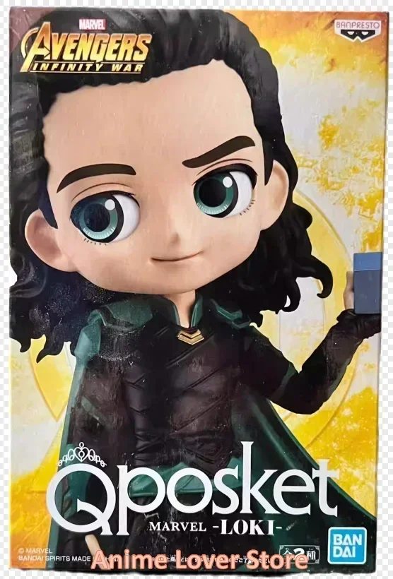 In Stock Bandai Original Banpresto MARVEL Qposket Loki VO.1 VO.2