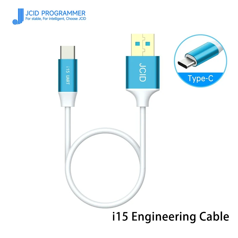 JCID I15 Engineering Cable Type-C interface For Solving White Apple Restart Fault Support For JC P13/P15/V1S Pro/BBOX Programmer