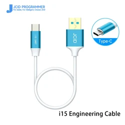 JCID I15 Engineering Cable Type-C interface For Solving White Apple Restart Fault Support For JC P13/P15/V1S Pro/BBOX Programmer