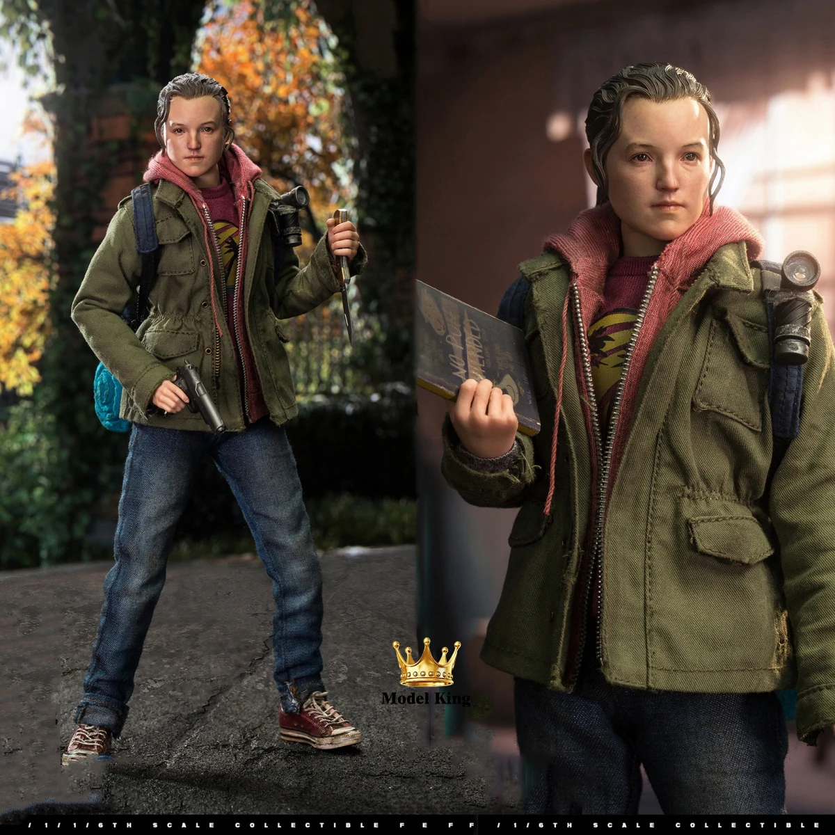 Collectible TOYS ERA PE016 1/6 Scale The Last Hope Resident Ellie With Weapon Full Set For 12'' Action Figure Body Model Toys