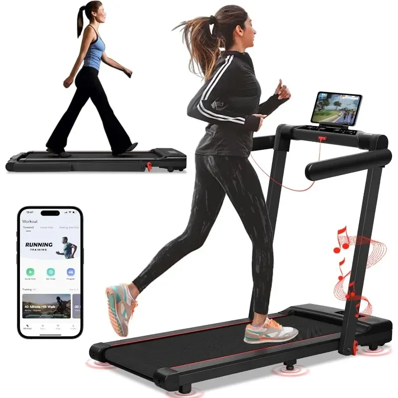 

SATHER Walking Pad Treadmill,Under Desk Treadmill, Small Treadmill for Home Office with LED Display & Bluetooth