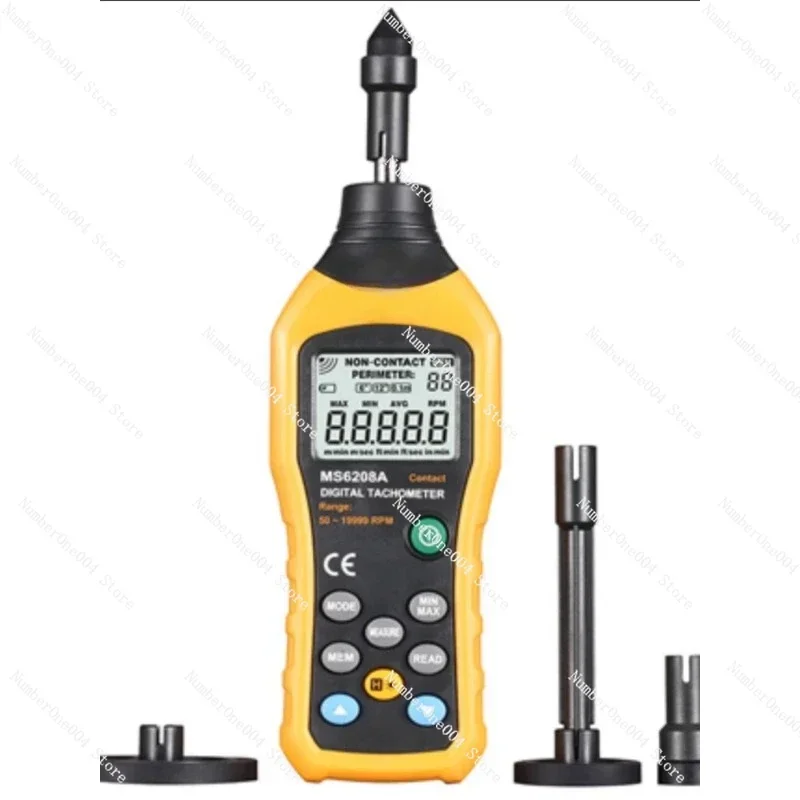 

Подходит для контактного тахометра PM6208A, электронного цифрового дисплея/тахометра двигателя, хранения данных