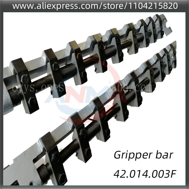 2 Pieces Best Quality GTO46 42.014.003F Gripper Bar 570mm Heidelberg Printing Machine Delivery Gripper Bar