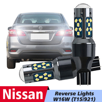 2x LED Reverse Light Blub Lamp W16W T15 For Nissan Quest Sentra Xterra Murano Armada Rogue 370Z Cube Juke Leaf NV1500 NV200