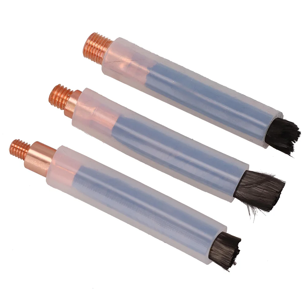 1pc Pickling TIG WIG MIG MAG Brush M6 M8 M10 Carbon Fiber Resistant Cover Cleaning Welding Tool Accessories