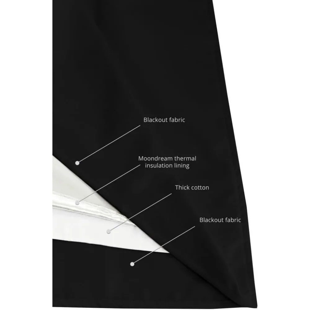 Pannelli per tende da finestra da cucina, 84 pollici, bianco e nero, set da 24, trattamento per la collezione Home Sweet