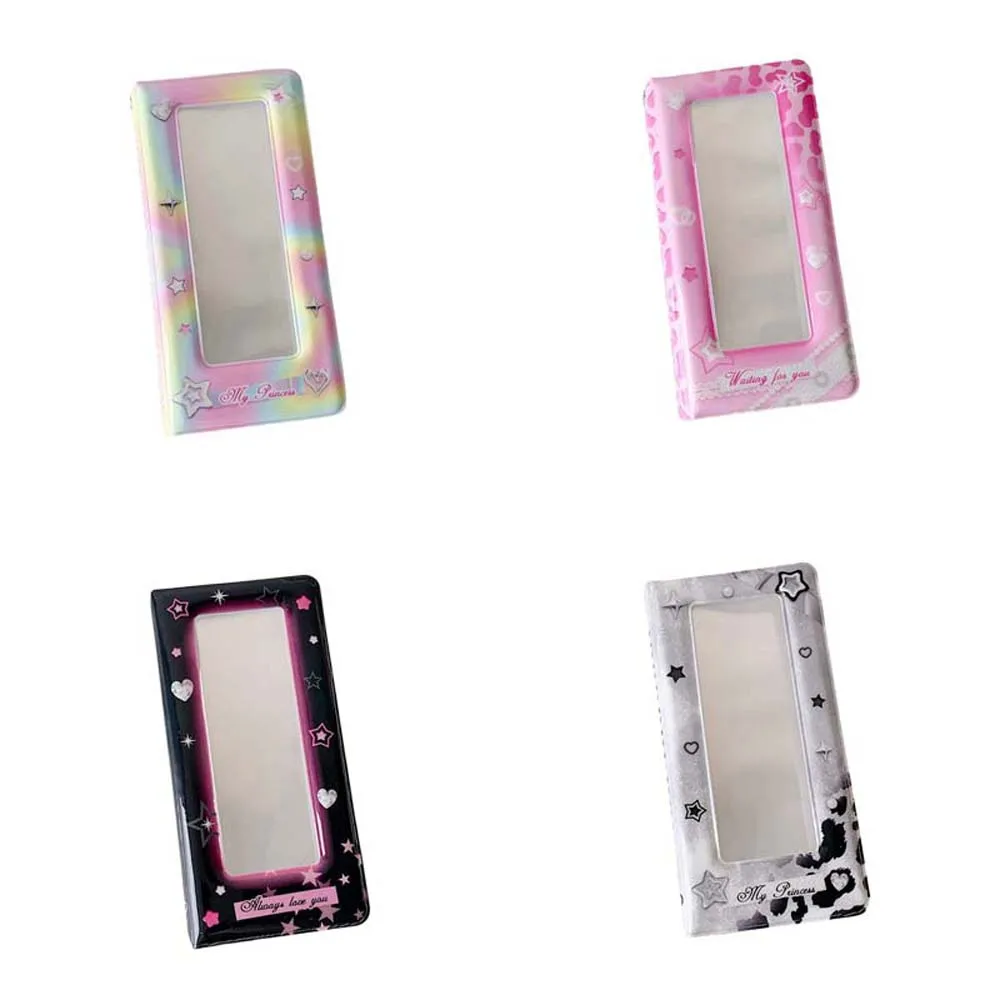 Y2K PVC Card Cover Korean Photocard Album Hanging Decoration Sweet Korean Style Idol Card Display Protector Keychain Pendant