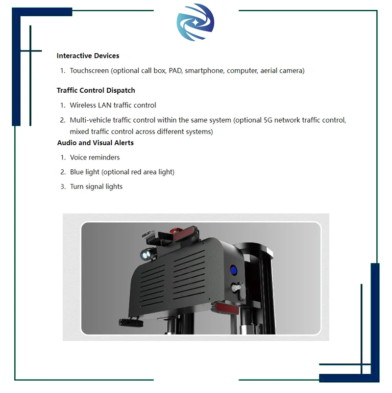 Powerful Drive System Cargo Handling Carrying Heavy Cargo AGV Automated Guided Vehicle Pallet Stacker With AI Controlled