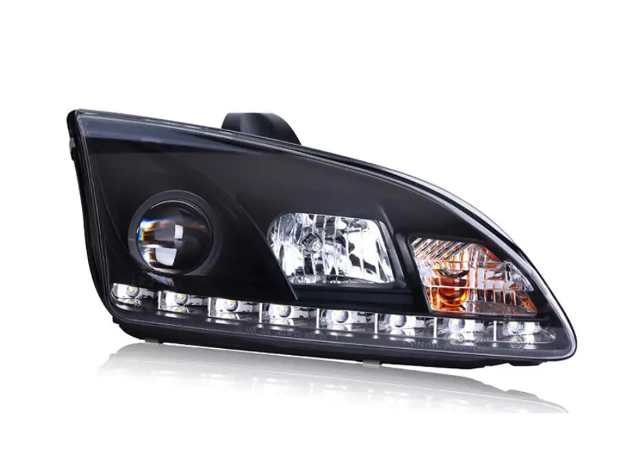 Car Styling Head Lamp for Focus Headlight 2005 2006 2007 2008 2009 2010 2011 DRL Daytime Running Light Bi-Xenon HID Accessories